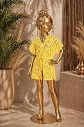 Пляжные туники детские оптом 89276015 9161-37