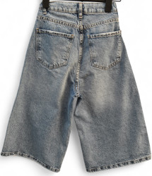 Шорты джинсовые юниор оптом 97403261 3025-63