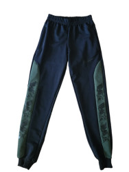 Спортивные штаны подростковые (dark blue)  оптом 41078365 02-11