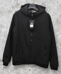Куртки демисезонные мужские KADENGQI БАТАЛ (черный) оптом 85039726 EM23039D-55
