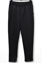 Спортивные штаны женские (черный) оптом 80431562 002-9