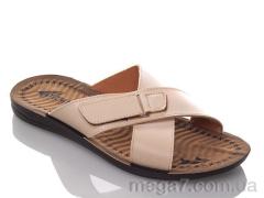 Шлепки, DeMur оптом M6377 beige