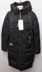 Куртки зимние женские ПОЛУБАТАЛ (black) оптом 31285476 811-9