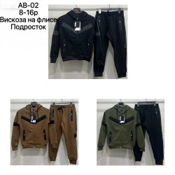 Спортивные костюмы (коричневые) подростковые оптом 49675283 01-91