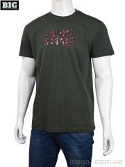 Футболка, BIG оптом 3707-0072-1 green