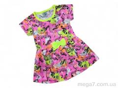 Платье, Kids-modnik оптом 1722 різнокольоровий рожевий