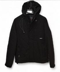 Куртки демисезонные мужские (черный) оптом 65792318 JK122-3