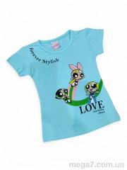 Футболка, Kids-modnik оптом 11029-1 бірюзовий