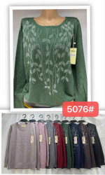 Свитера женские БАТАЛ оптом 43179250 5076-37