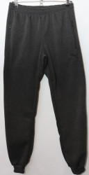 Спортивные штаны мужские на флисе (gray) оптом 81695423 01-5