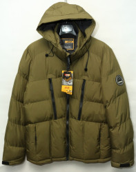 Термо-куртки зимние мужские (хаки) оптом 40716982 ZK8626-18