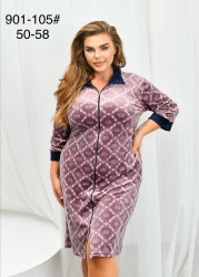 Халати жіночі БАТАЛ оптом XUE LI XIANG