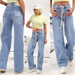 Джинсы ТРУБЫ женские оптом 36197528 216-14