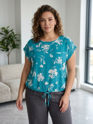 Блузки женские БАТАЛ оптом 69387452 541-157