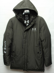 Термо-куртки зимние мужские (хаки) оптом 01435827 Y-12-12