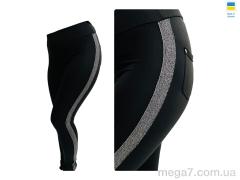 Лосины, Sport style оптом 7345 чорний