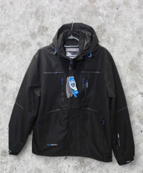 Куртки демисезонные мужские AUDSA БАТАЛ (черный) оптом 82709135 VA23031-6-109