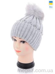 Шапка, Angelica оптом 18-19 l.grey