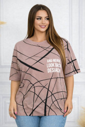 Футболки женские БАТАЛ оптом 75149806 26009-102