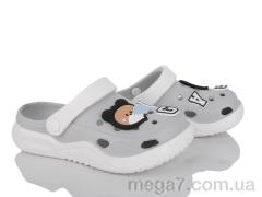 Кроксы, BABYSHOP оптом 7041 grey