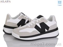 Кроссовки, Ailaifa оптом NR011 white-black
