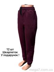 Спортивные брюки, Riza оптом Брюки спорт жіночі бордовий