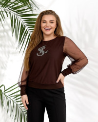 Лонгсливы женские ПОЛУБАТАЛ оптом 51824976 17189-206