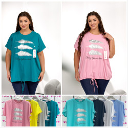Футболки женские БАТАЛ оптом 14632908 005-85