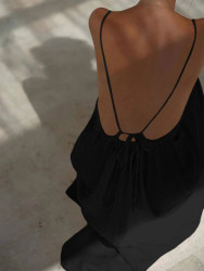 Сарафаны женские (черный) оптом 09651234 1138-5