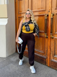 Брюки женские ПОЛУБАТАЛ оптом 53620914 010-111