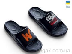 Шлепки, Rai shoes оптом --- P408 синій