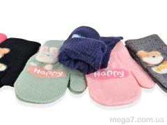 Варежки, PAIDI оптом 1004 mix