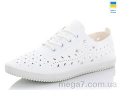 Кроссовки, DeMur оптом W532 white