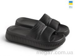 Шлепки, Rai shoes оптом ДС79 чорний