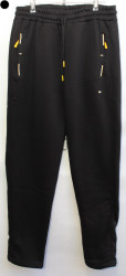 Спортивные штаны мужские на байке (black) оптом 12047963 6258-26