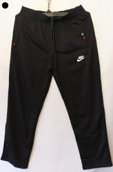 Спортивные штаны мужские БАТАЛ (black) оптом 57360184 07-33