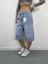 Шорты джинсовые женские I8DENIM оптом 02739614 01-43