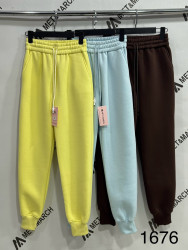 Спортивні штани жіночі на флісі (блакитний) оптом