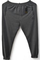Спортивные штаны мужские БАТАЛ (серый) оптом 09842156 04-50