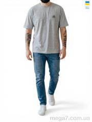 Футболка, Sport style оптом 01AD батал сірий