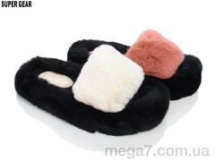 Тапки, Super Gear оптом PV323-19 wh-pink mix