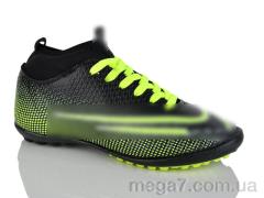 Футбольная обувь, Presto оптом 043-3 чорно-зелений