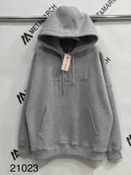 Худи женские на флисе оптом 15382079 21023-3