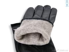 Перчатки, Королева оптом G7-806Ж шкіра вовна black