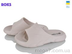 Шлепки, Roks оптом 132 бежевий