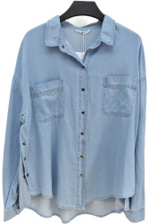Рубашки джинсовые женские оптом 93860452 602-325