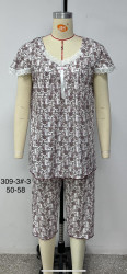 Ночные пижамы женские БАТАЛ оптом 70846325 309-3-3