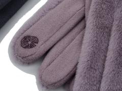 Перчатки, Королева оптом 13-186Ж травка плюш mix