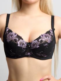Бюстгальтер Finikin 5130D (  чёрно-фиолетовый, D  6 шт. )