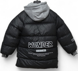 Куртки демисезонные подростковые (черный) оптом 85702346 527-70